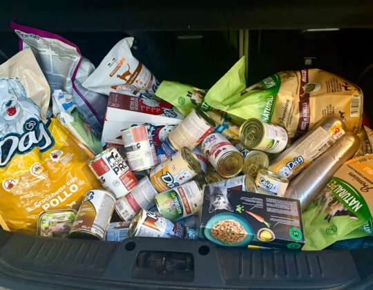Raccolta cibo a Latina: un immenso grazie a chi ha teso una zampa a L’Isola dei Tesori!
